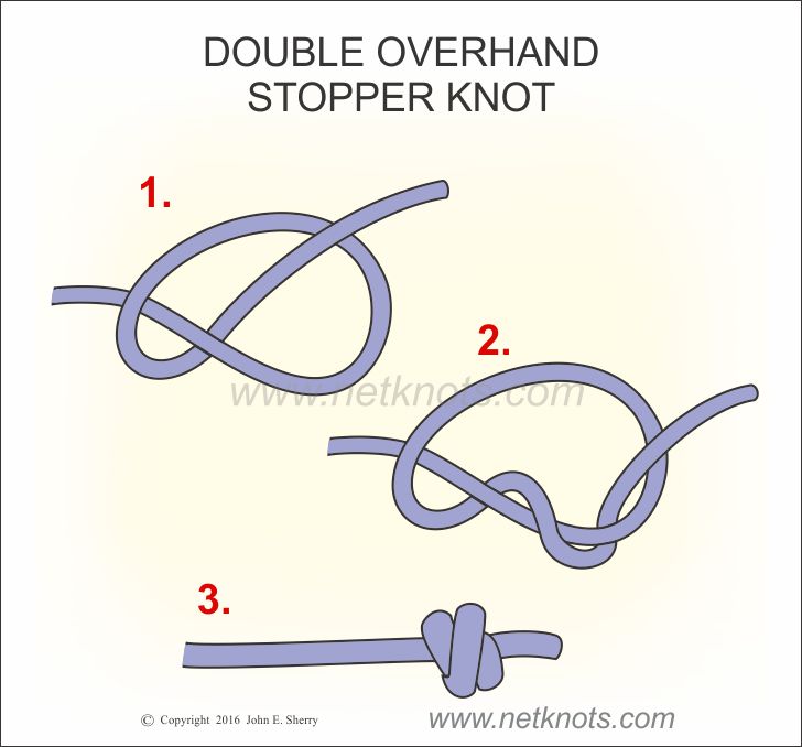 Stopper Knot - How to tie a Stopper Knot