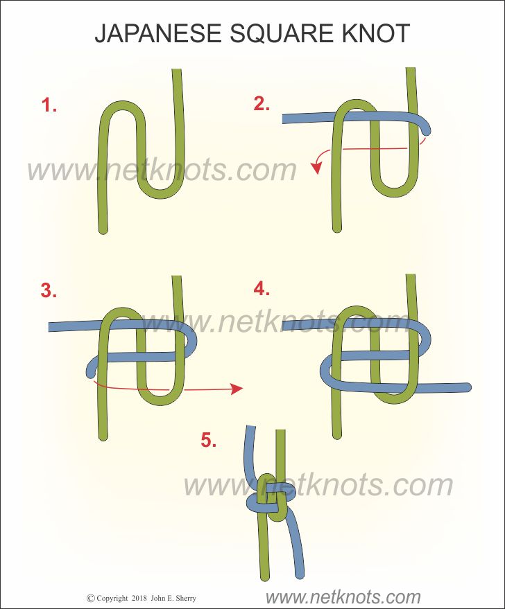 Japanese Square Knot