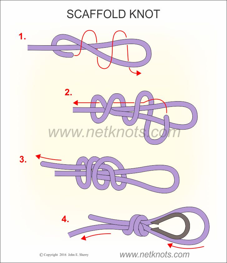 How to tie the Scaffold Knot