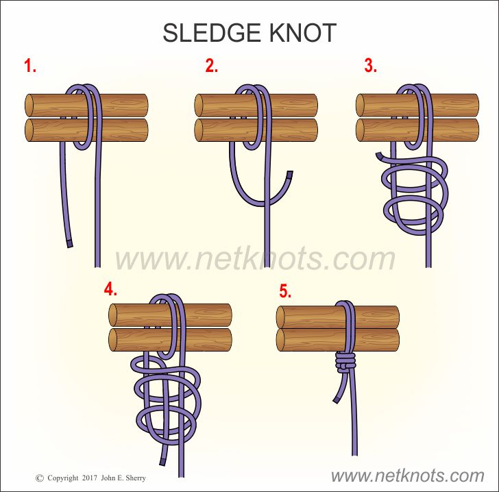 Sledge Knot Animated And Illustrated By The Most Trusted Name In Knots Netknots