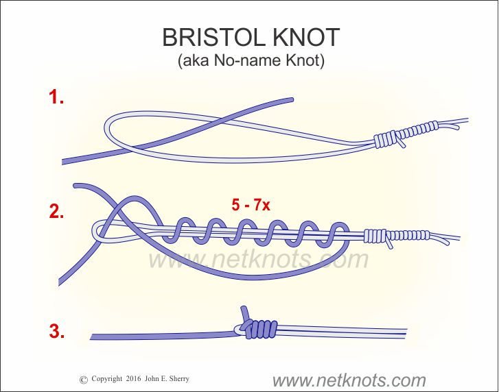 Bristol Knot - How to tie a Bristol Knot aka No Name Knot