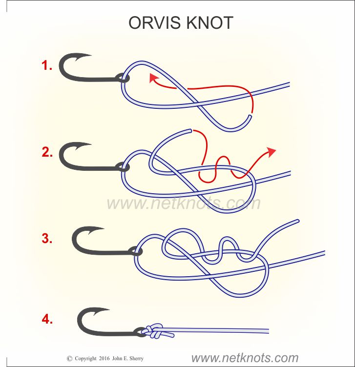 Orvis Knot - How to tie the Orvis Knot